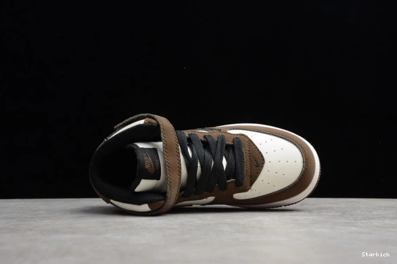 Travis Air Nike 07 Force Scott 1 Kids 314197-168 x Mid Brown Beige 0725